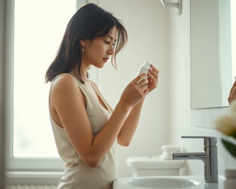 Bicarbonate de soude sur les cheveux