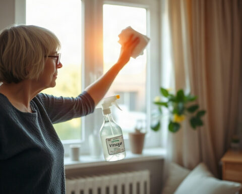 Nettoyer ses vitres au vinaigre blanc